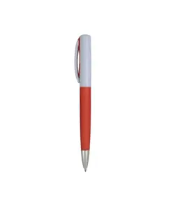 Penna twist in plastica con parte colorata gommata