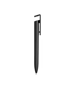 Penna twist in PP e paglia di grano con stand porta cellulare