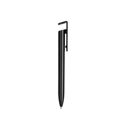 Penna twist in PP e paglia di grano con stand porta cellulare