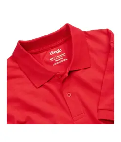 Polo 100% tessuto rigenerato Utopic
