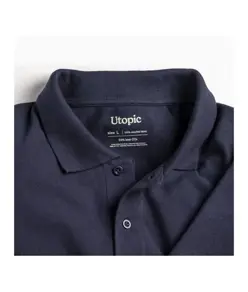 Polo 100% tessuto rigenerato Utopic
