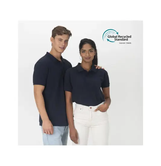 Polo 100% tessuto rigenerato Utopic