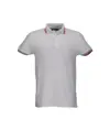 Polo a piqué di cotone 100% 180 g/m2, manica corta, bordi in tricolore