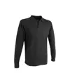 Polo piqué di cotone 100% 180 g/m2, manica lunga, tinta unita