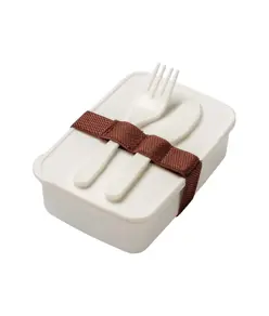 Porta pranzo in PP, con posate incluse.