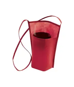 Portabicchiere da degustazione da collo in TNT con tracolla 90 cm Handle