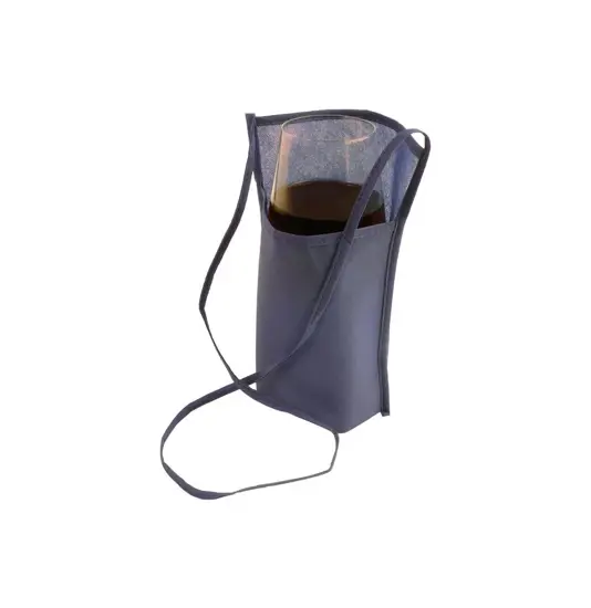 Portabicchiere da degustazione da collo in TNT con tracolla 90 cm Handle