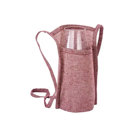 Portabicchiere da degustazione in cotone riciclato. Handle