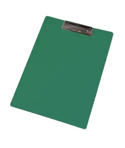 Portablocco A4 in plastica, con molla in metallo