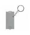 Portachiavi con gettone per carrello della spesa e luce