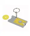 Portachiavi con gettone per carrello della spesa e luce