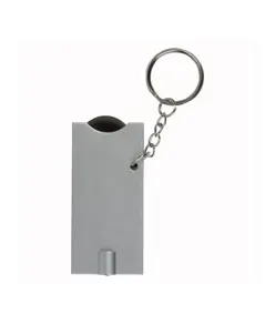 Portachiavi con gettone per carrello della spesa e luce