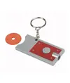 Portachiavi con gettone per carrello della spesa e luce