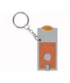 Portachiavi con gettone per carrello della spesa e luce