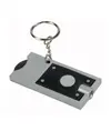 Portachiavi con gettone per carrello della spesa e luce