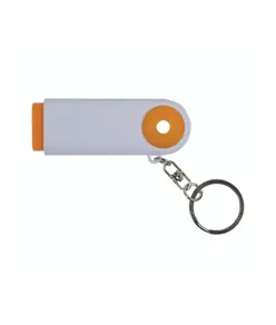 Portachiavi in plastica con gettone per carrello della spesa e luce a 2 led