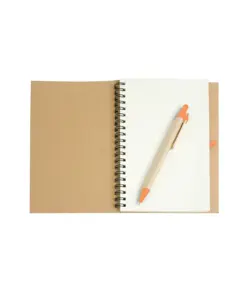 Quaderno ad anelli in carta riciclata