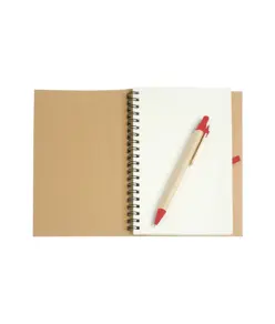 Quaderno ad anelli in carta riciclata