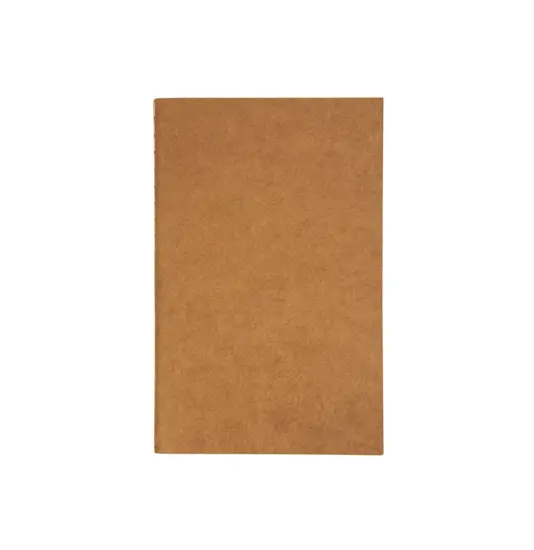 Quaderno con copertina in carta riciclata, fogli a righe color avorio, 50 pag., 9X14 cm