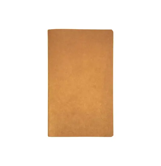 Quaderno con copertina in carta riciclata, fogli a righe color avorio