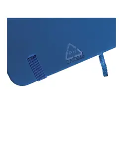 Quaderno  con copertina in PU riciclato con fogli a righe (80 pag.)