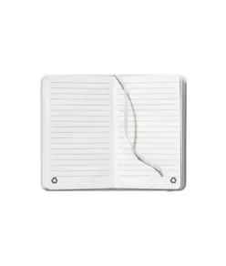 Quaderno  con copertina in PU riciclato con fogli a righe (80 pag.)
