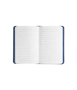 Quaderno con copertina in R-Pet, con elastico, fogli a righe color bianco