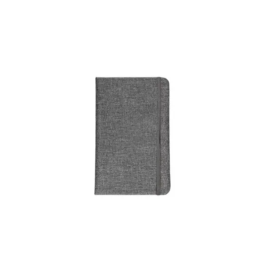 Quaderno con copertina in R-Pet, con elastico, fogli a righe color bianco