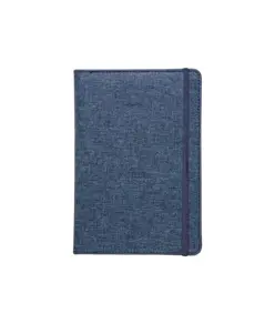 Quaderno con copertina in R-Pet, con elastico, fogli a righe color bianco