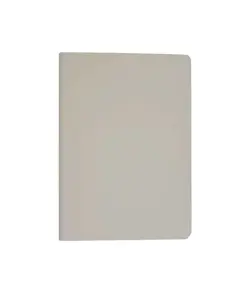 Quaderno in PU morbido, fogli a righe color avorio (64 pag.)