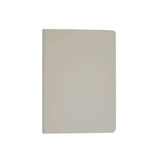 Quaderno in PU morbido, fogli a righe color avorio (64 pag.)