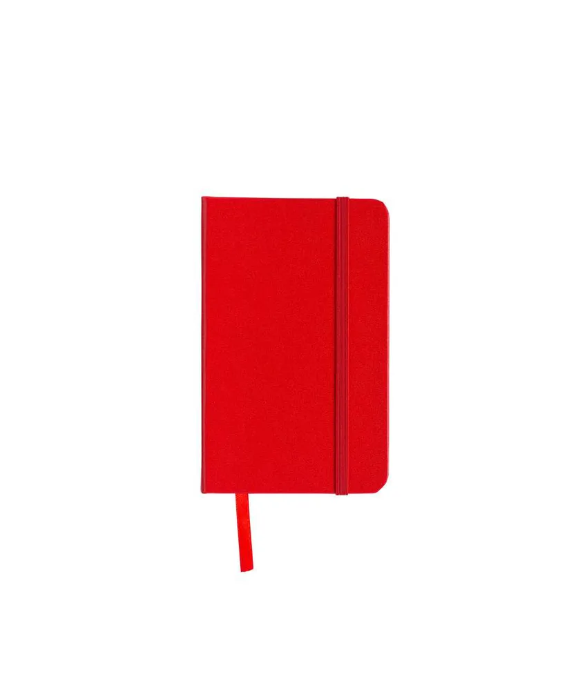 50 pezzi Quaderno in PVC con elastico colorato, fogli bianchi (80 pag.), segnalibro in raso