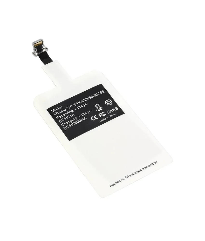 10 pezzi Ricevitore QI wireless con connettore lightning per abilitare i dispositivi Apple