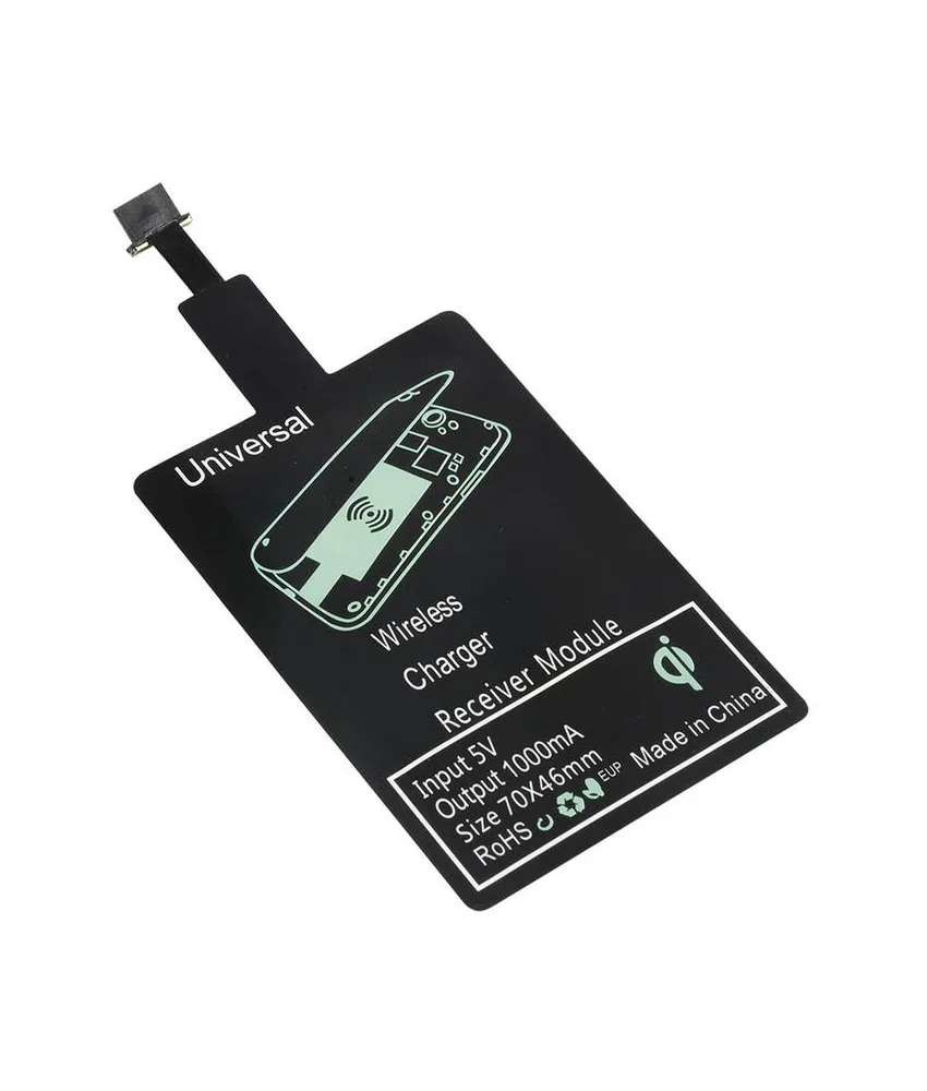 10 pezzi Ricevitore QI wireless con connettore micro USB per abilitare i dispositivi con connettore