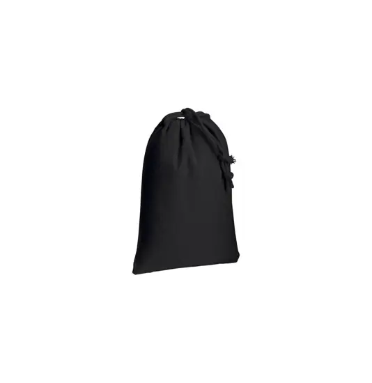 Sacchetto in cotone 120 g/m2 con chiusura a strozzo, 10 x 14 cm Handle