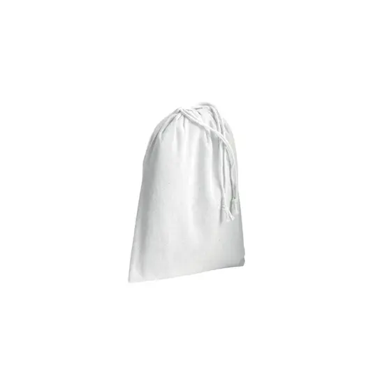 Sacchetto in cotone 120 g/m2 con chiusura a strozzo, 15 x 20 cm Handle