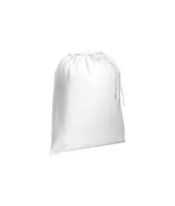 Sacchetto in cotone 120 g/m2 con chiusura a strozzo, 25 x 30 cm Handle