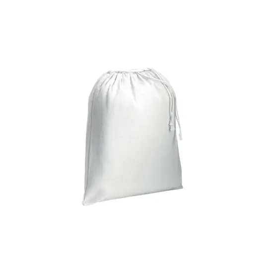 Sacchetto in cotone 120 g/m2 con chiusura a strozzo, 25 x 30 cm Handle
