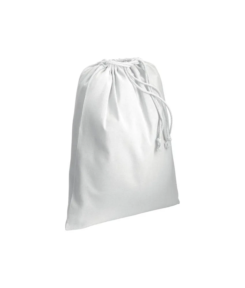 25 pezzi Sacchetto in cotone 120 g/m2 con chiusura a strozzo, 40 x 50 cm Handle