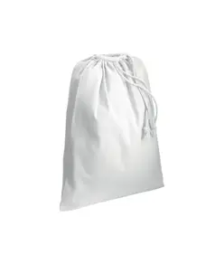 Sacchetto in cotone 120 g/m2 con chiusura a strozzo, 40 x 50 cm Handle