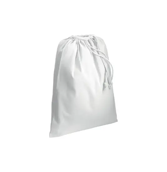 Sacchetto in cotone 120 g/m2 con chiusura a strozzo, 40 x 50 cm Handle
