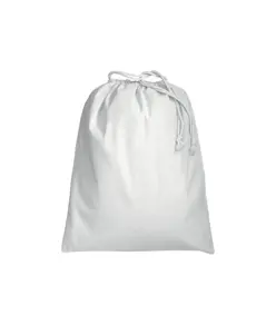 Sacchetto in cotone 120 g/m2 con chiusura a strozzo, 40 x 50 cm Handle