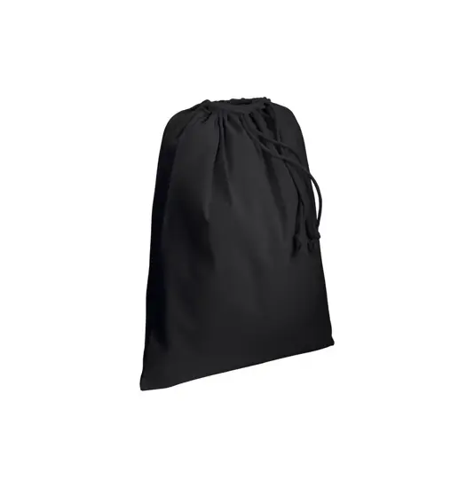 Sacchetto in cotone 120 g/m2 con chiusura a strozzo, 40 x 50 cm Handle