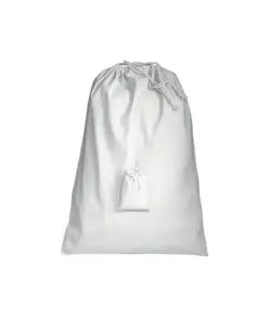 Sacchetto in cotone 120 g/m2 con chiusura a strozzo, 50 x 75 cm Handle
