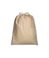 Sacchetto in cotone naturale 120 g/m2 con chiusura a strozzo, 40 x 50 cm Handle