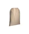 Sacchetto in cotone naturale 120 g/m2 con chiusura a strozzo, 30 x 45 cm Handle