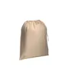 Sacchetto in cotone naturale 120 g/m2 con chiusura a strozzo, 25 x 30 cm Handle
