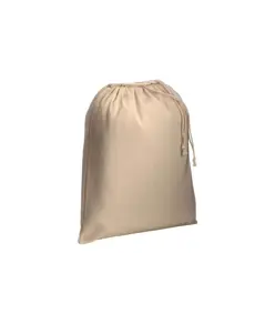 Sacchetto in cotone naturale 120 g/m2 con chiusura a strozzo, 25 x 30 cm Handle