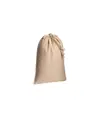 Sacchetto in cotone naturale 120 g/m2 con chiusura a strozzo, 10 x 14 cm Handle