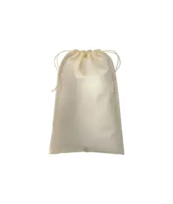 Sacchetto in TNT 80g/m2 con chiusura a strozzo, 30 x 45 cm Handle